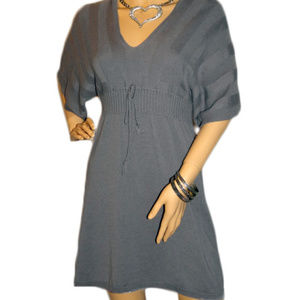 Gray Sweater Style Dress